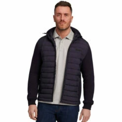 Raging Bull Hooded Hybrid Jacket For Male