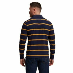 Raging Bull Long Sleeve Stripe Rugby Shirt For Male -Miss KG Discount Store unnamed file 1120