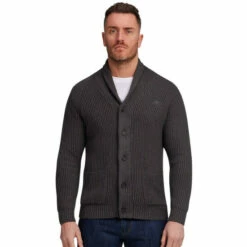 Raging Bull Shawl Neck Cardigan For Male