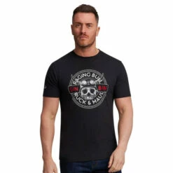 Raging Bull Ruck And Maul Biker T-shirt For Male