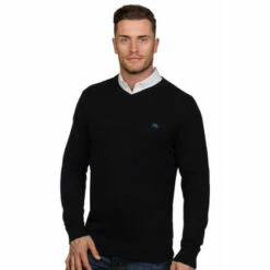 Raging Bull Signature V Neck Jumper For Male -Miss KG Discount Store unnamed file 1234