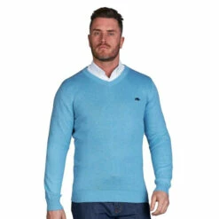 Raging Bull Signature V Neck Jumper For Male -Miss KG Discount Store unnamed file 1236