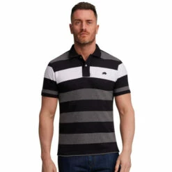 Raging Bull Chest Band Jersey Polo For Male