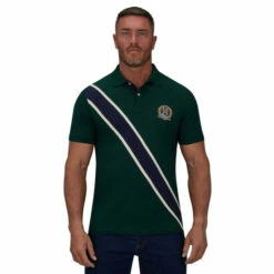 Raging Bull Cut And Sew Crest Polo For Male