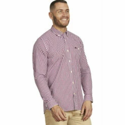 Raging Bull Long Sleeve Signature Gingham Shirt For Male -Miss KG Discount Store unnamed file 1399