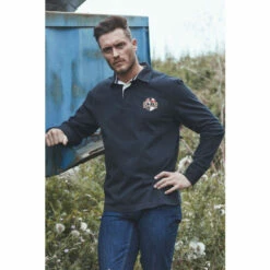 Raging Bull Long Sleeve Signature Rugby For Male -Miss KG Discount Store unnamed file 180