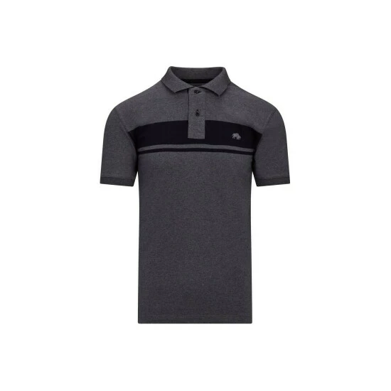 Raging Bull Chest Stripe Jersey Polo For Male 2 Raging Bull Chest Stripe Jersey Polo For Male - Image 2