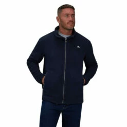 Raging Bull Zip Through Fleece Jacket For Male