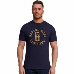 Raging Bull Embroidered RB Sticks T-shirt For Male