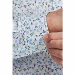 Raging Bull Long Sleeve Watercolour Floral Shirt White For Male -Miss KG Discount Store unnamed file 96